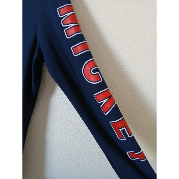 Disney Mickey Mouse Graphic Long Sleeve T-Shirt Top Women's Small Navy - Picture 5 of 13